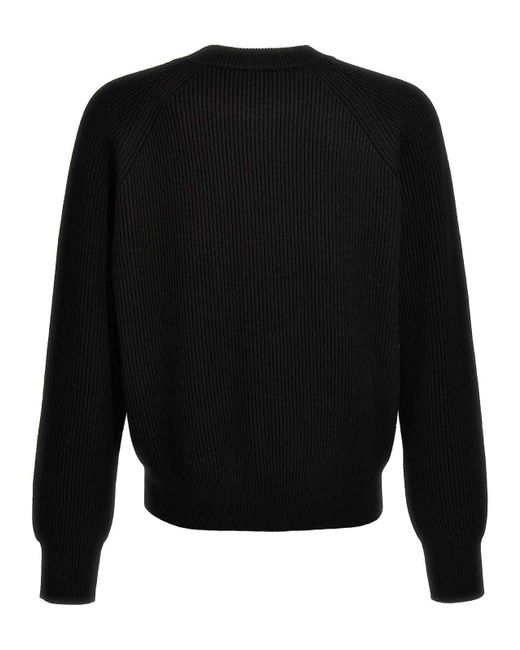 Burberry Black Zip Detail Sweater for men