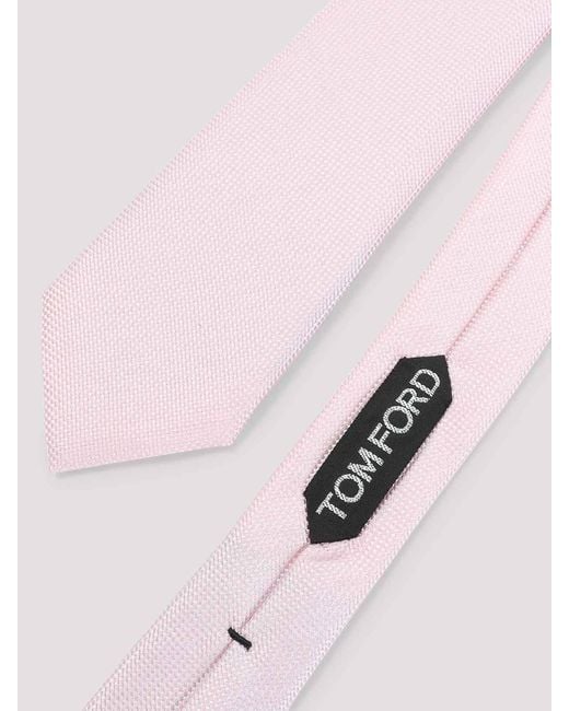 Tom Ford Pink Silk Tie for men