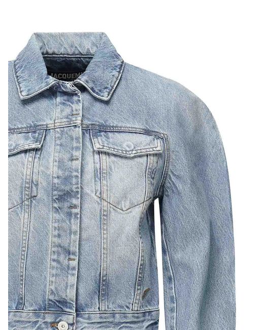 Jacquemus Blue La Veste De Nmes Oval Jacket