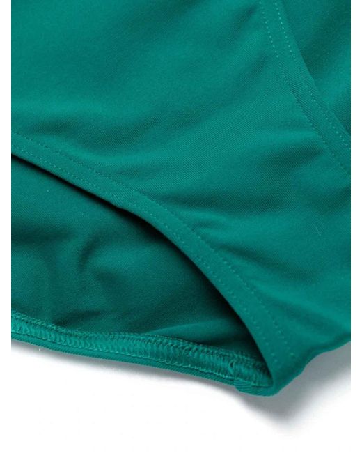 Eres Green Tie-fastened Triangle Bikini Set
