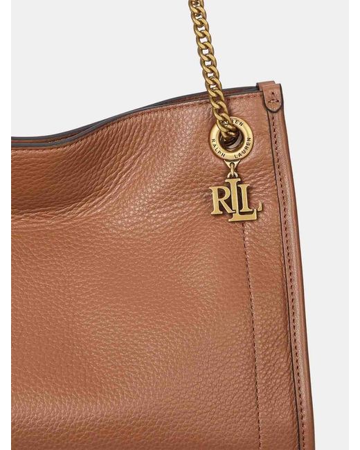 Ralph Lauren Brown Brdly Md Shp-Tote-Medium