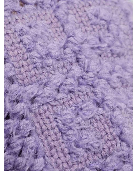 Givenchy Purple Wool-Blend Jumper