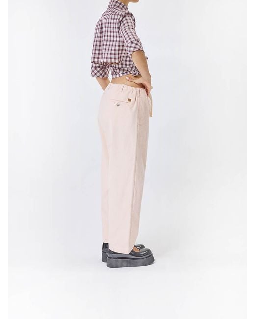 Moschino Natural Velvet Pants