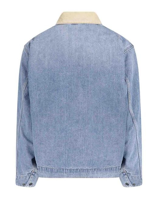 Carhartt Blue Og Detroit Denim Jacket for men