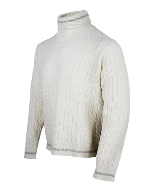 Eleventy White Sweaters for men