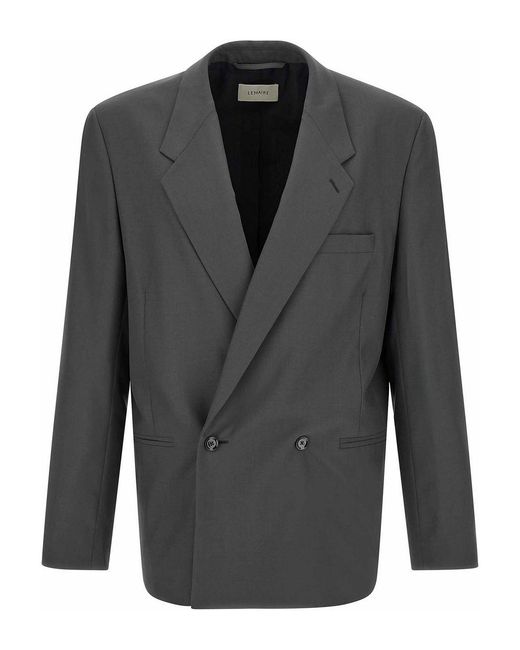 Lemaire Black Db Tailored Blazer for men