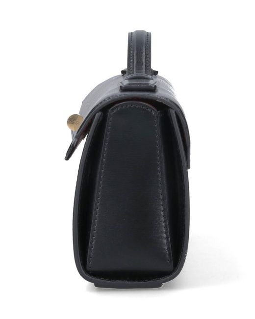 Anya Hindmarch Black Clutch Mortimer