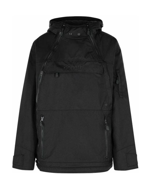 Coperni Black Asymmetric Polyamide Jacket
