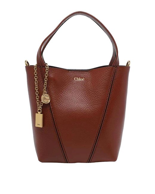 Borsa A Tracolla E Spin di Chloé in Brown