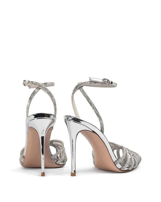 Le Silla White Sandals