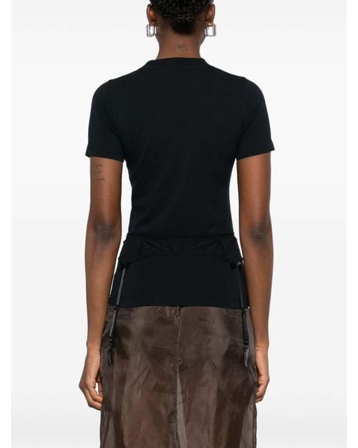 Balenciaga Black T-Shirts And Polos