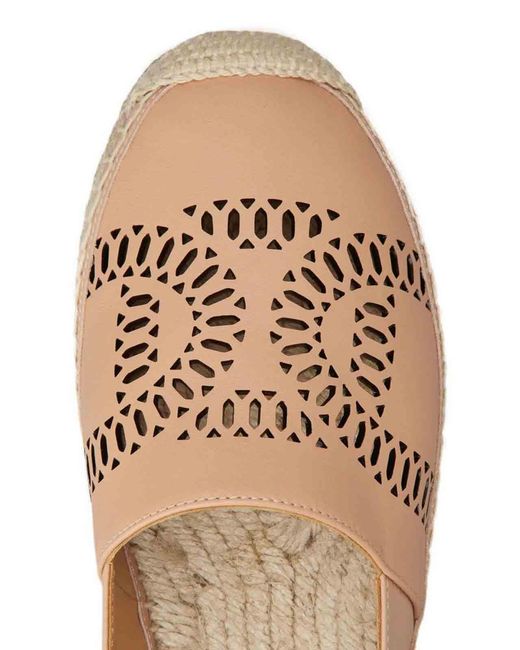 Tod's Natural Kate Slip-On Espadrilles
