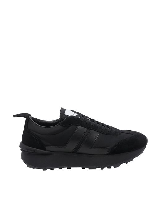 Lanvin Black Bumpr Sneakers for men