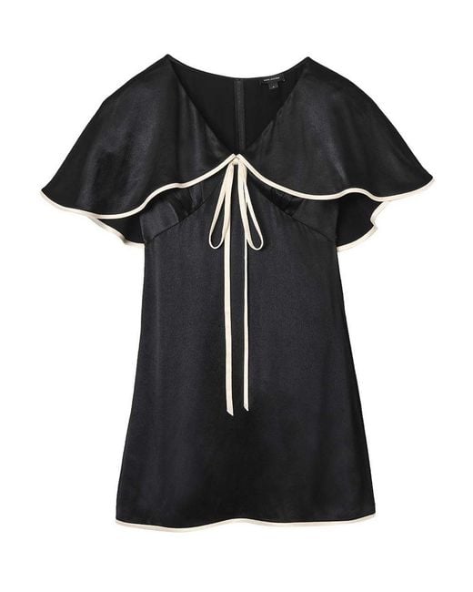 Marc Jacobs Black Cape Mini Dress