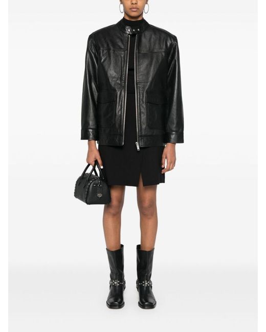 Anine Bing Black Leather Jacket