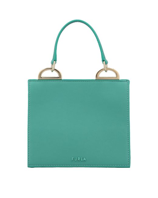 Furla Green Futura Handbag