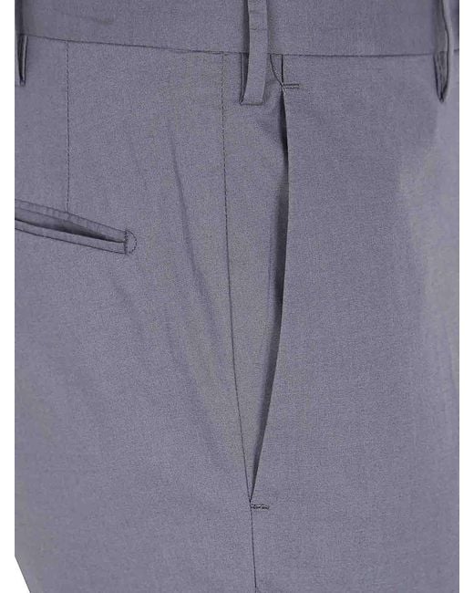 Incotex Blue Classic Chino Trousers for men