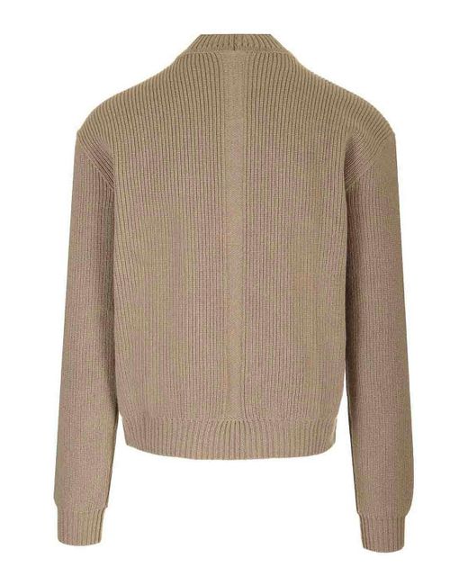 Rick Owens Brown Turtleneck Sweater for men