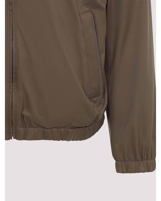 Canali Brown Outerwear Jacket for men
