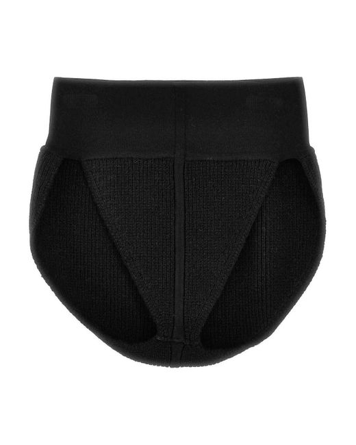 Rick Owens Black Panties