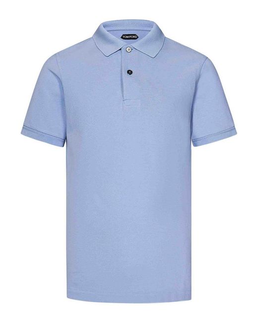 Tom Ford Blue Classic Light Polo for men