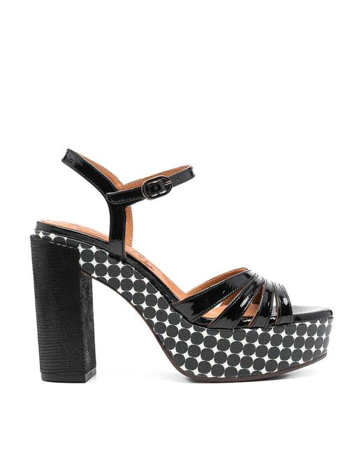 Chie Mihara Black 120Mm Jynko Sandals