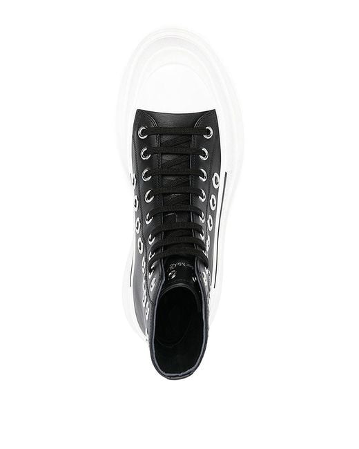 McQueen Black Joey Sneakers for men