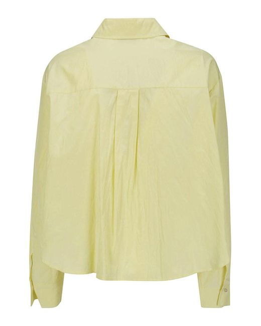 Forte Forte Yellow Shirt In Cotton Blend