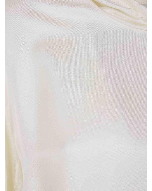 Loulou de Saison White Nuka Hooded Blouse