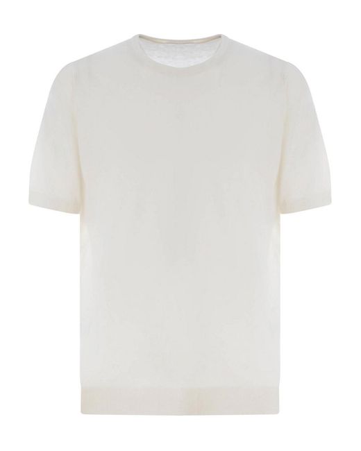 Tagliatore White Silk for men