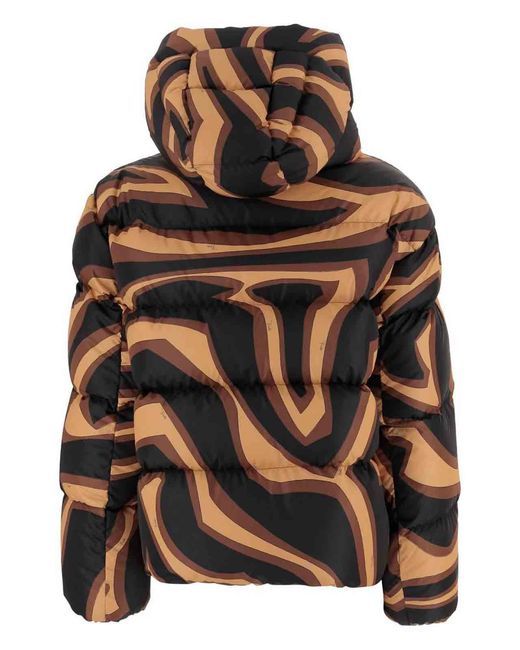 Emilio Pucci Black And Down Jacket