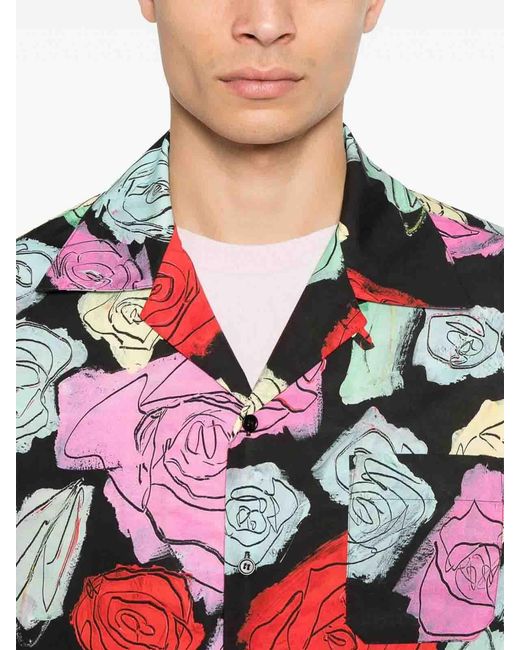 Marni Red Shirt Multicolore for men