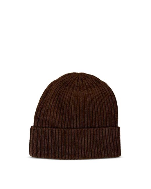 EMERSON RENALDI Brown Cashmere Beanie