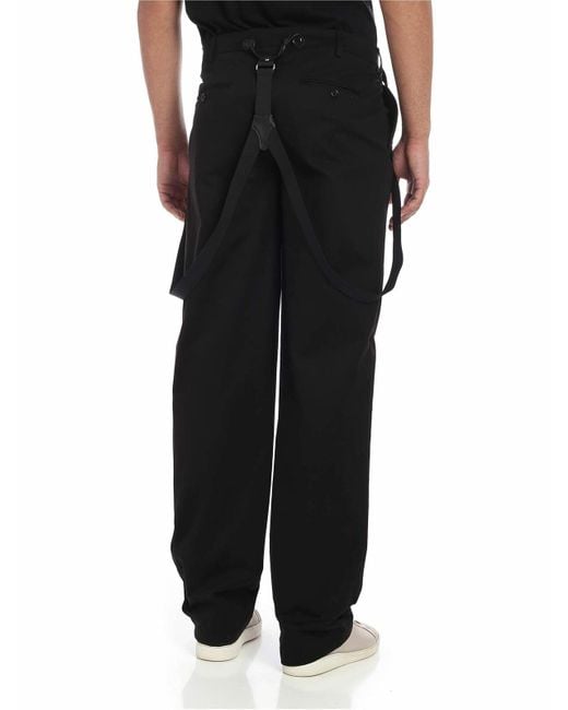 Moschino Black Pants With Pleats for men
