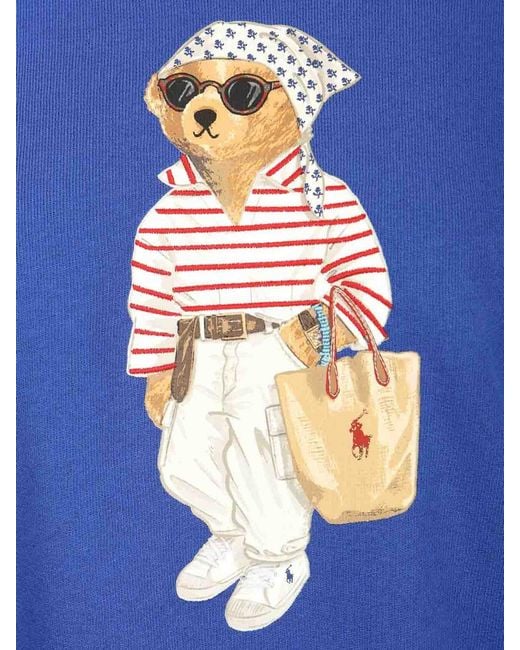 Polo Ralph Lauren Blue Polo Bear Sweater