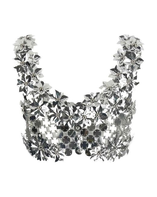 Rabanne Gray Bralette Top