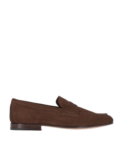 Church's Brown Suede Loafers for men