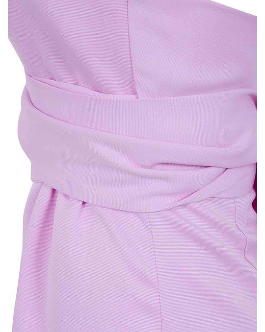 Essentiel Antwerp Purple Juror Bustier Dress