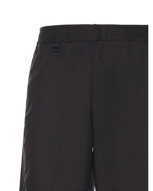 Laminar Blue Cotton And Nylon Twill Trousers for men
