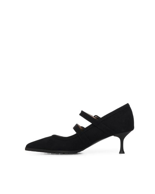 Giuliano Galiano Black Geluci Suede Pumps