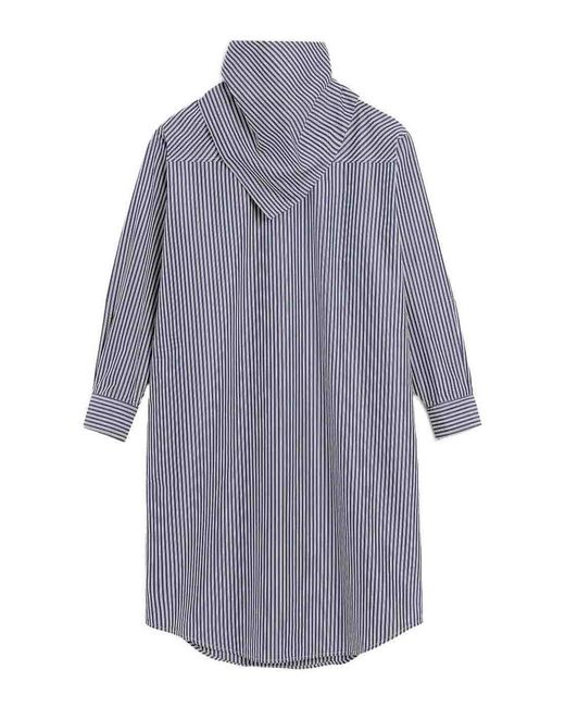 AMI Blue Bandana Cotton Dress