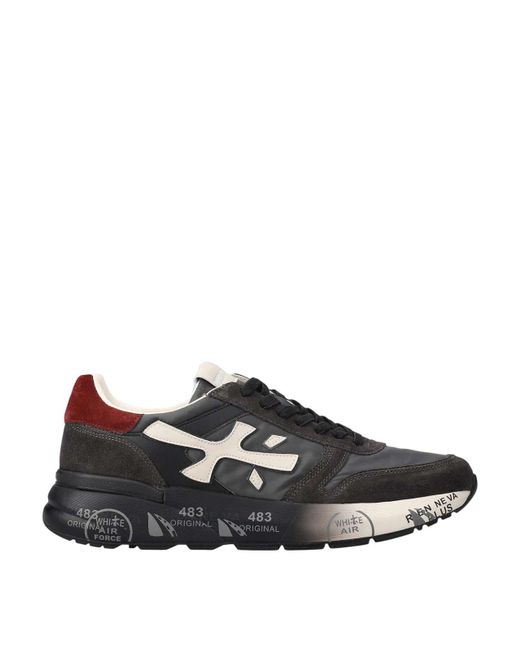 Premiata Black Sneakers Marrone for men