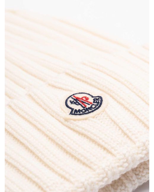 Moncler Natural Beanie