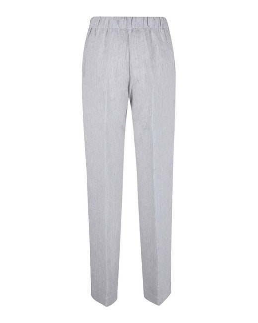 Whyci Gray Stright Wide Leg Trousers