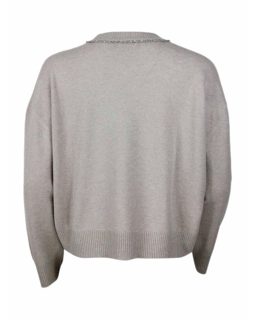 Fabiana Filippi Gray Sweaters