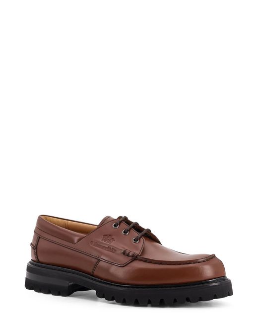 Church's Brown Lented String Shoes for men