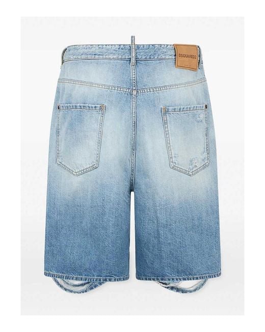 DSquared² Blue Shorts for men