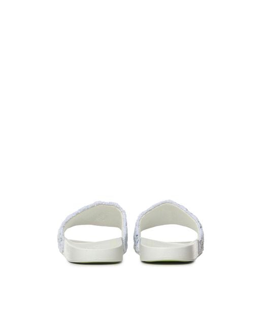 Casablanca Blue Monogram Slides for men