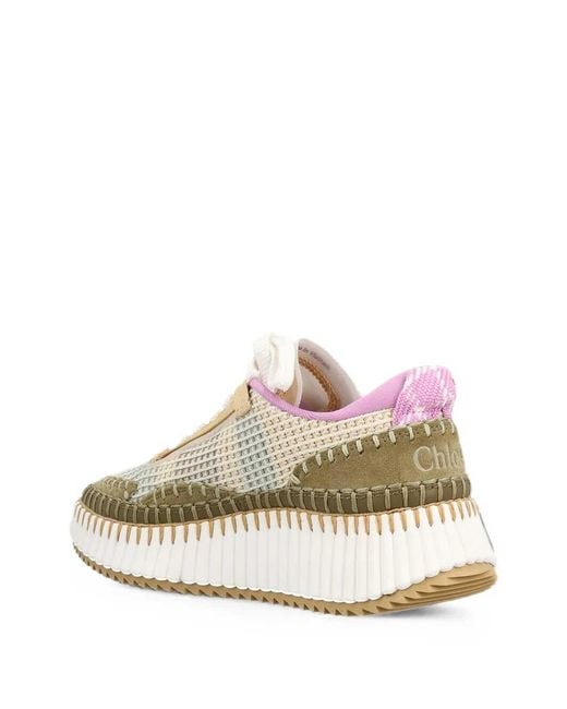 Chloé Natural Nama Sneakers