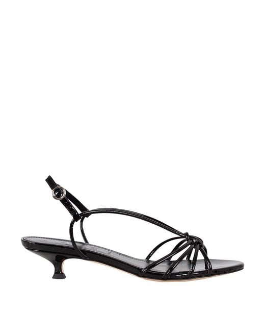 Aeyde Black Amara Woven Sandal